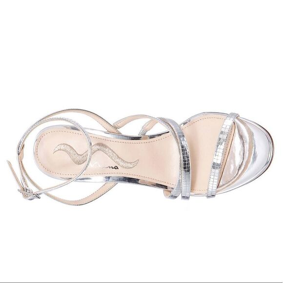 NINA CHELAN SANDAL in Silver Mirror - Picture 4 of 8